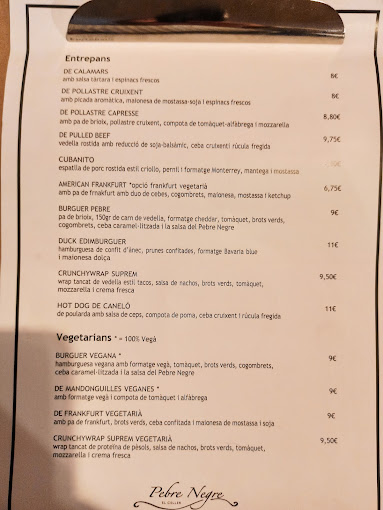 Pebre Negre menu 6