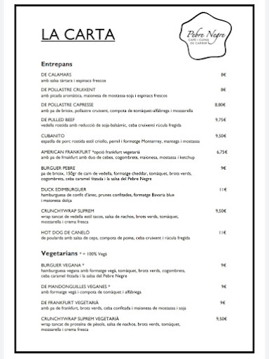Pebre Negre menu 1